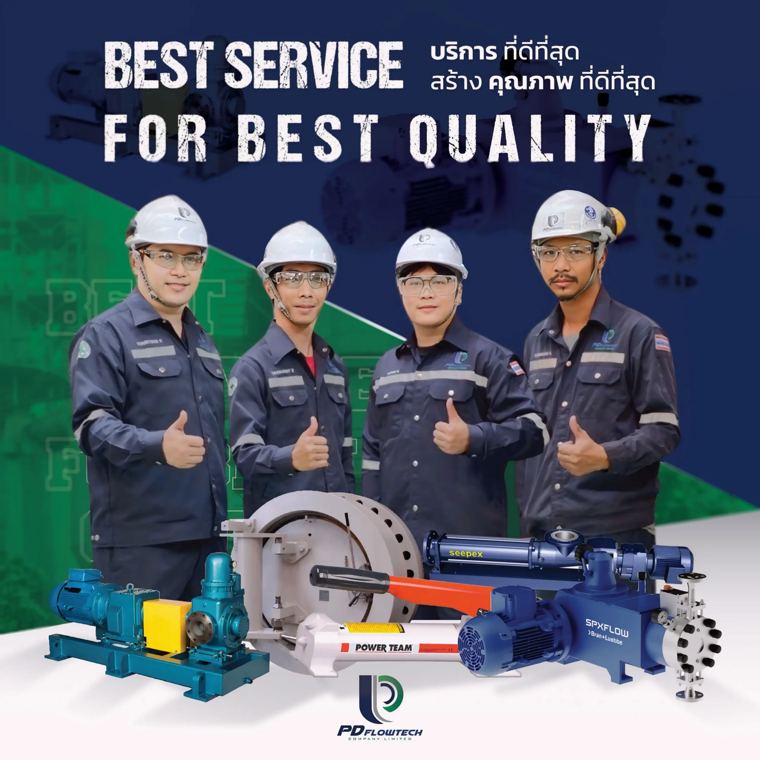 PD Flowtech, Best Service Best Quality