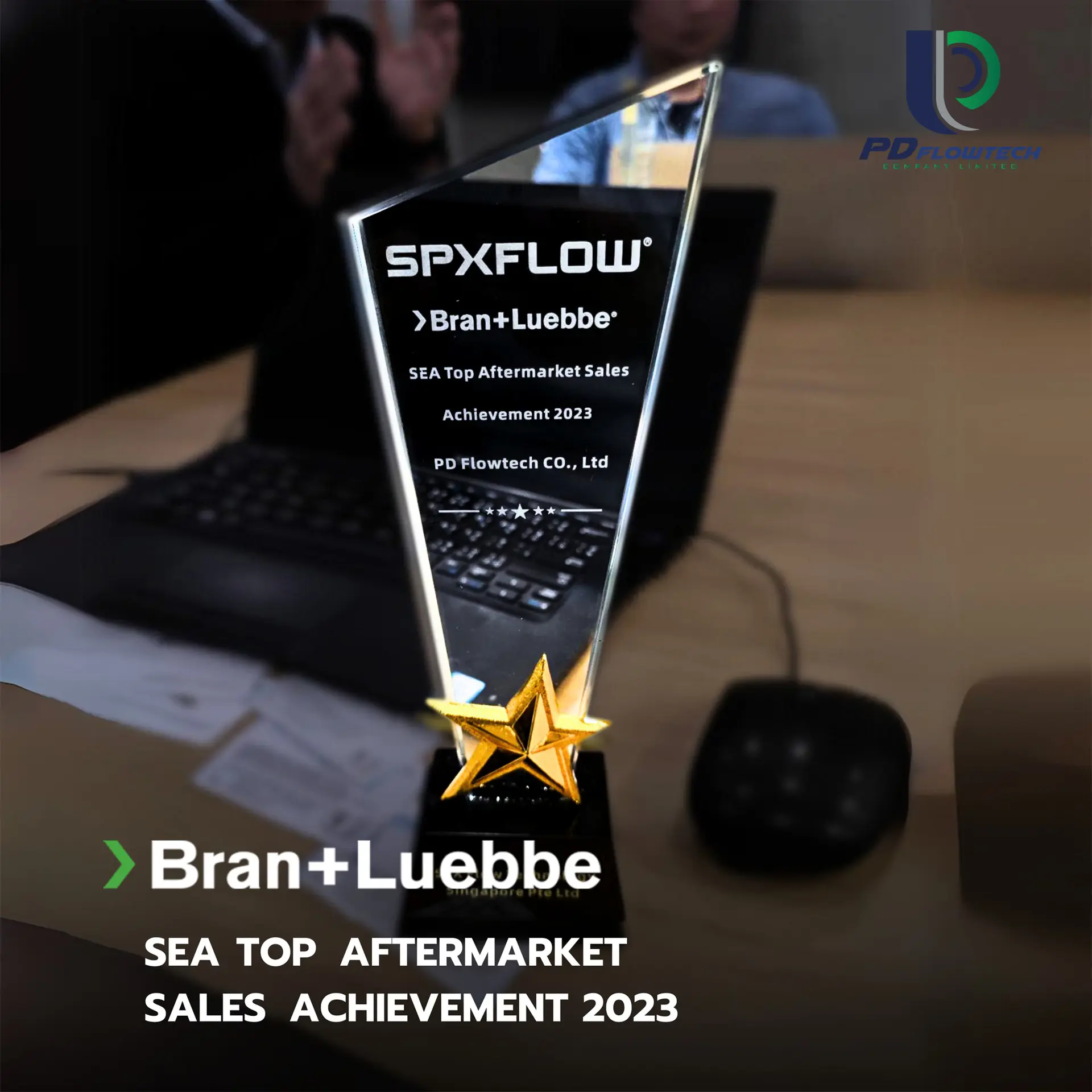 PD Flowtech, Bran+Luebbe-SEA-Top-Aftermarket-Sales-Achievement-2023